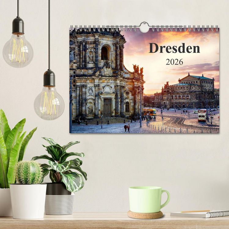 Produktbild: Dresden 2026 / Geburtstagskalender (Wandkalender 2026 DIN A4 quer), CALVENDO Monatskalender