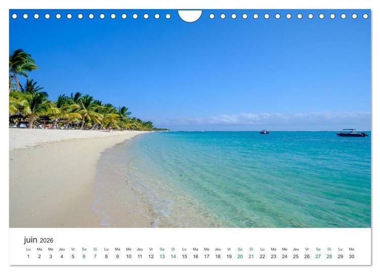 Produktbild: Magnifique &icirc;le Maurice (Calendrier mural 2026 DIN A4 vertical), CALVENDO calendrier mensuel