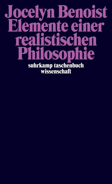 Produktbild: Elemente einer realistischen Philosophie