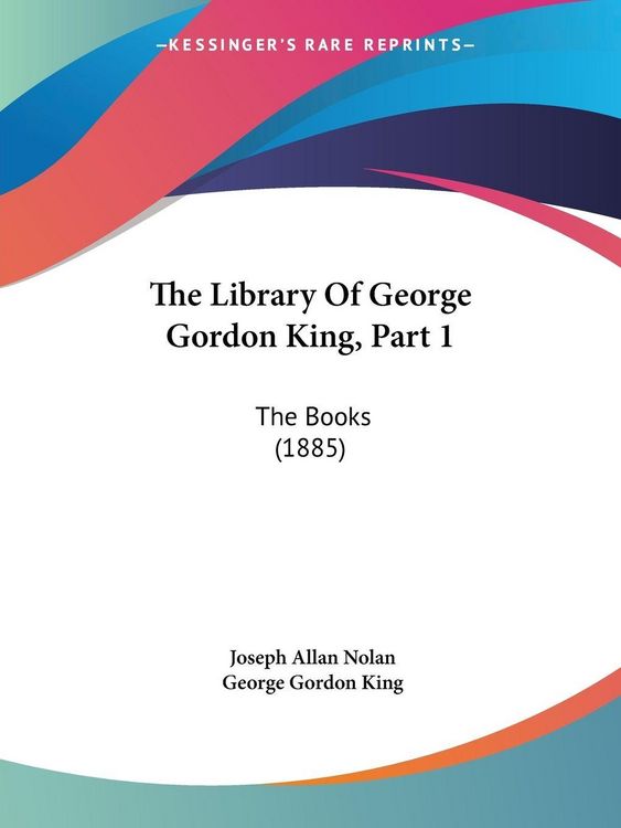 Produktbild: The Library Of George Gordon King, Part 1
