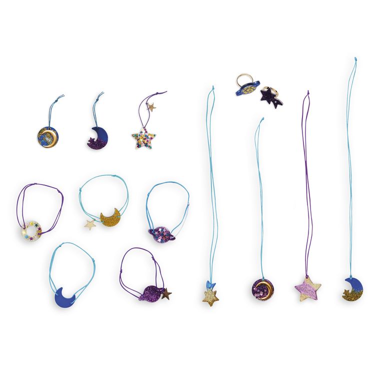 Produktbild: Galaktischer Harzschmuck zum Selbermachen (14 Schmuckst&uuml;cke)
