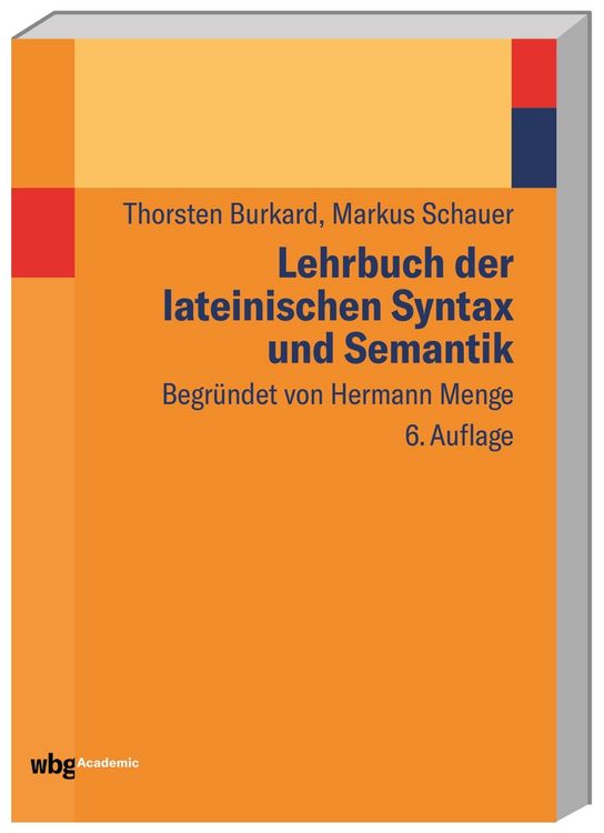 Produktbild: Lehrbuch der lateinischen Syntax und Semantik