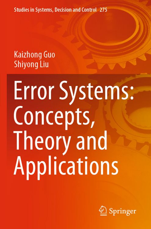 Produktbild: Error Systems: Concepts, Theory and Applications