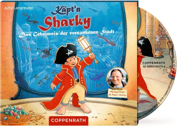 Produktbild: CD: Käpt'n Sharky - Das Geheimnis der versunkenen Stadt