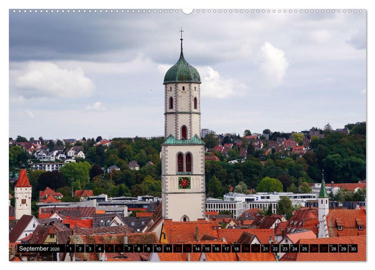 Produktbild: Biberach an der Ri&szlig; (Wandkalender 2026 DIN A2 quer), CALVENDO Monatskalender