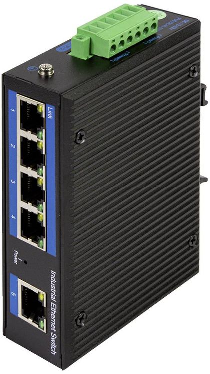 Produktbild: LogiLink NS202 NS202 Industrial Ethernet Switch 5 Port 10 / 100 / 1000MBit/s