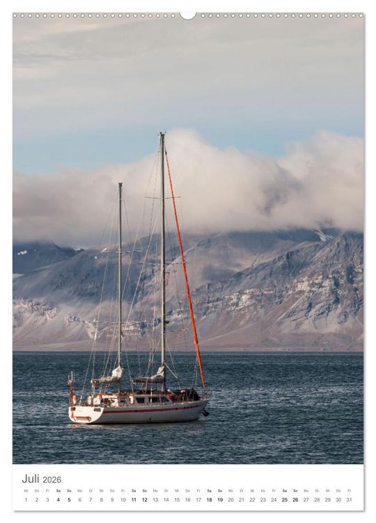Produktbild: Die Arktis - Naturfotografien aus Spitzbergen (Wandkalender 2026 DIN A2 hoch), CALVENDO Monatskalender