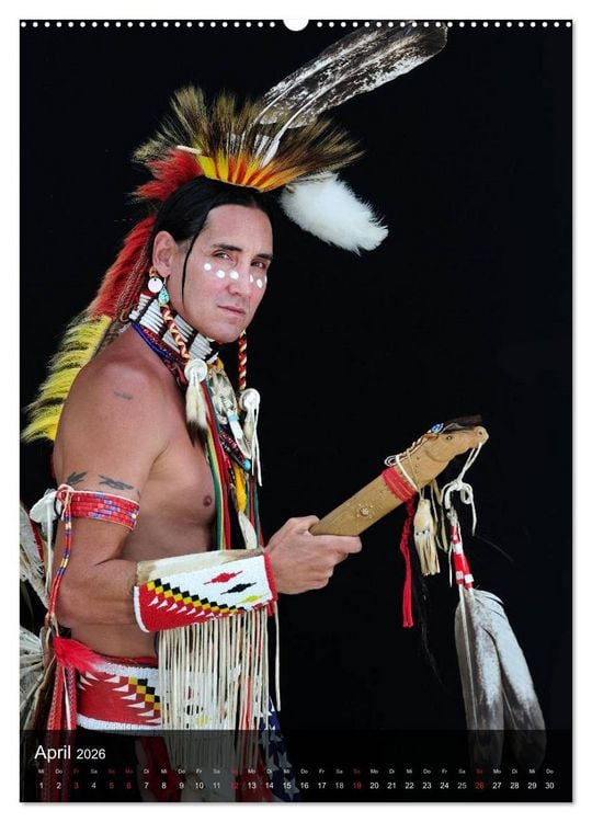 Produktbild: Indianer, Portrait Collection 1 (Wandkalender 2026 DIN A2 hoch), CALVENDO Monatskalender