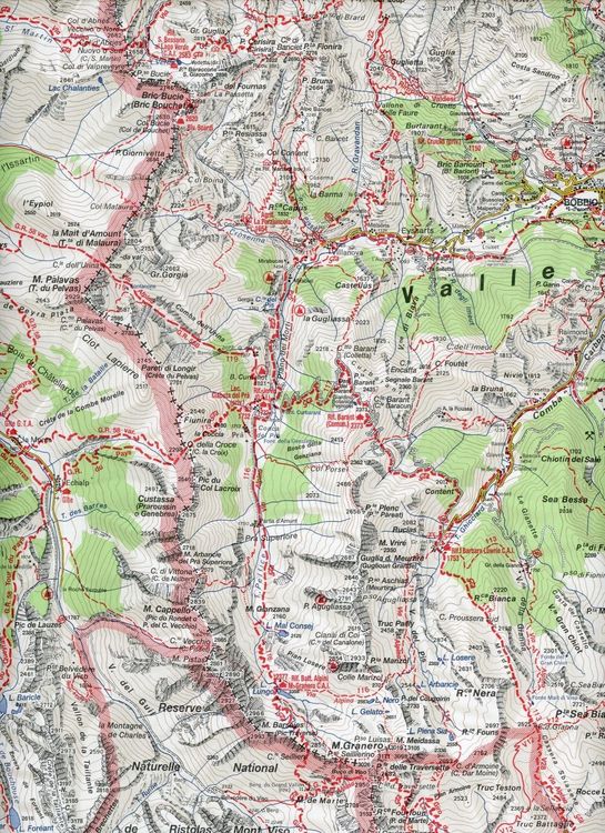 Produktbild: IGC Italien 1 : 50 000 Wanderkarte 6 Monviso