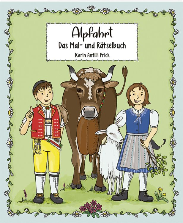 Produktbild: Alpfahrt: Das Mal- und R&auml;tselbuch