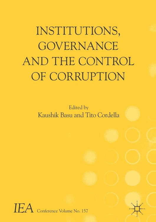 Produktbild: Institutions, Governance and the Control of Corruption