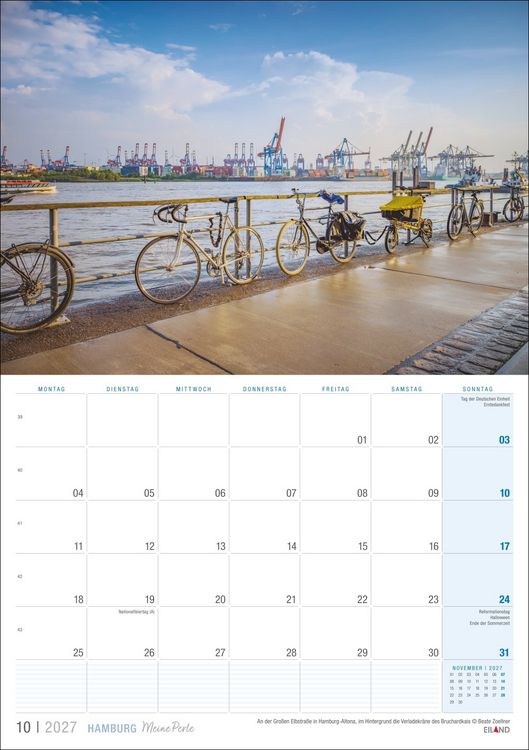 Produktbild: Hamburg &hellip;meine Perle Kalender 2027