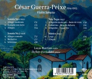 Produktbild: Guerra-Peixe:Violin Sonatas