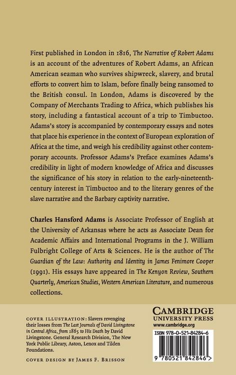 Produktbild: The Narrative of Robert Adams, A Barbary Captive