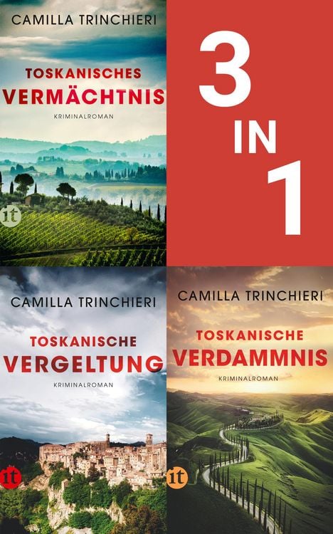 Produktbild: Toskana-Krimis um den sympathischen Nico Doyle, Ex-Cop des NYPD (Band 1-3) - Beste Urlaubsunterhaltung f&uuml;r alle Italien-Fans