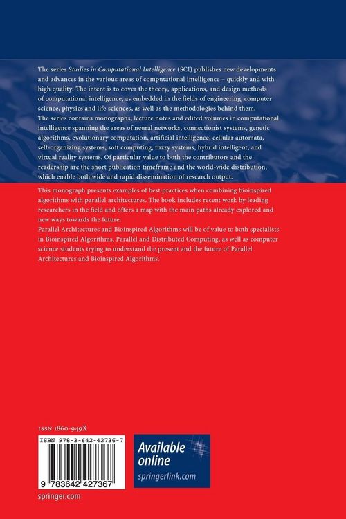 Produktbild: Parallel Architectures and Bioinspired Algorithms