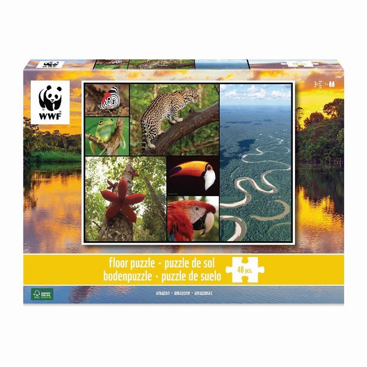 Produktbild: AMBASSADOR - Bodenpuzzle Amazonas 48 Teile
