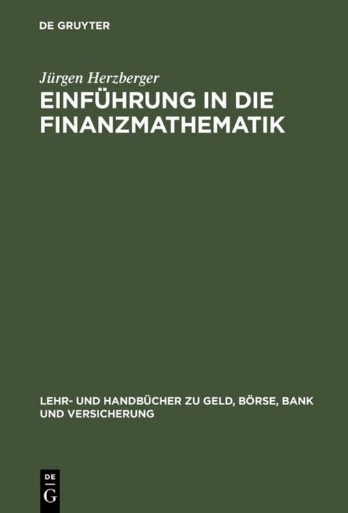 Produktbild: Einführung in die Finanzmathematik