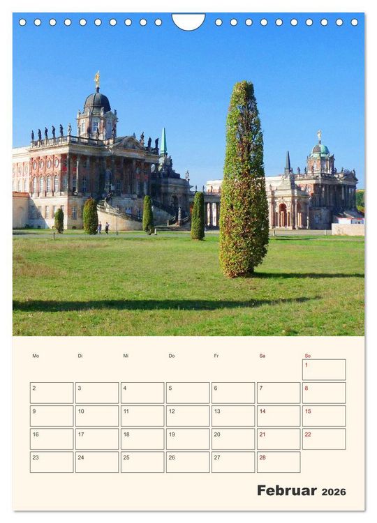 Produktbild: Park Sanssouci und Park Babelsberg (Wandkalender 2026 DIN A4 hoch), CALVENDO Monatskalender