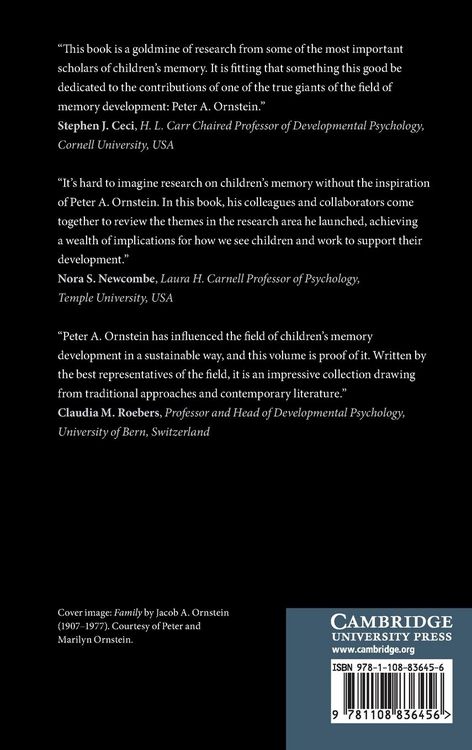 Produktbild: The Development of Children's Memory