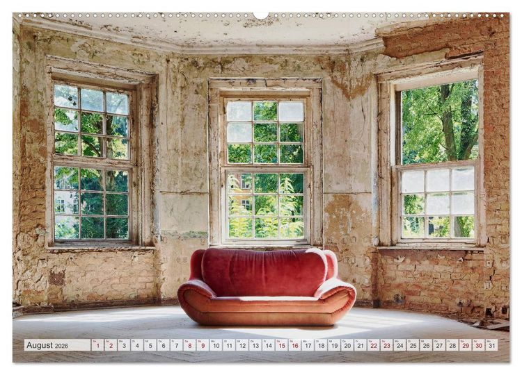 Produktbild: Lost Places Kalender - Daylight (Wandkalender 2026 DIN A2 quer), CALVENDO Monatskalender