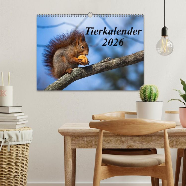 Produktbild: Tierkalender 2026 (Wandkalender 2026 DIN A3 quer), CALVENDO Monatskalender