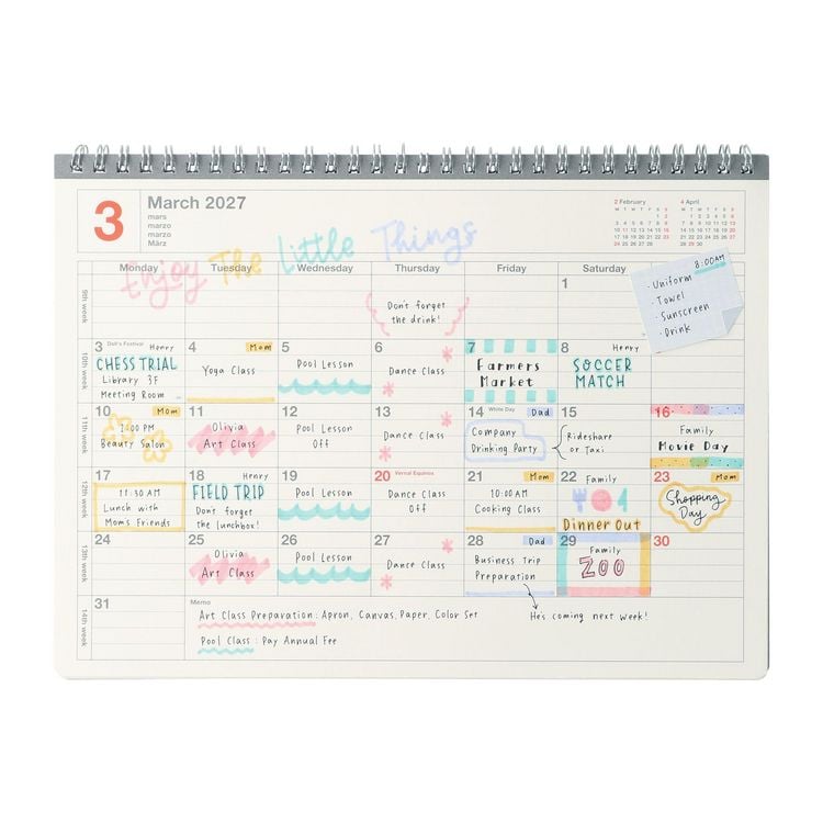 Produktbild: MARK'S 2027 Notebook Calendar M // Neon Orange