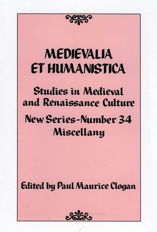 Produktbild: Medievalia et Humanistica, No. 34