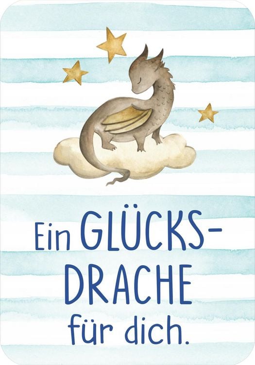 Produktbild: Mutmachkarten &ndash; Dino (Aquarelloptik)