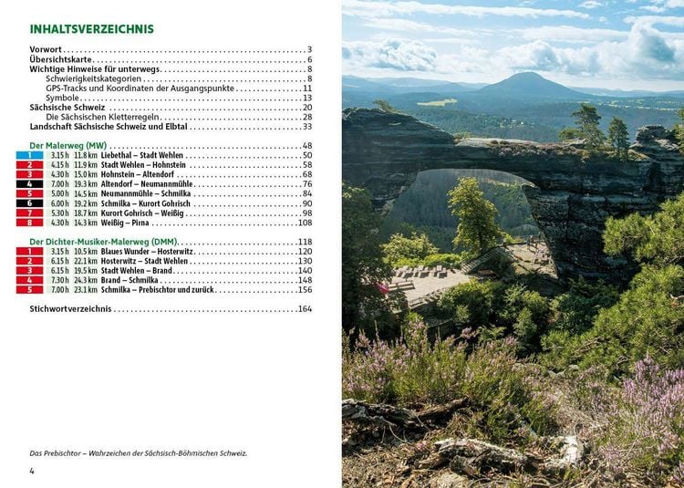 Produktbild: ROTHER Wanderf&uuml;hrer Malerweg und Dichter-Musiker-Maler-Weg. Alle Etappen der beiden Fernwanderwege durch die S&auml;chsische Schweiz.