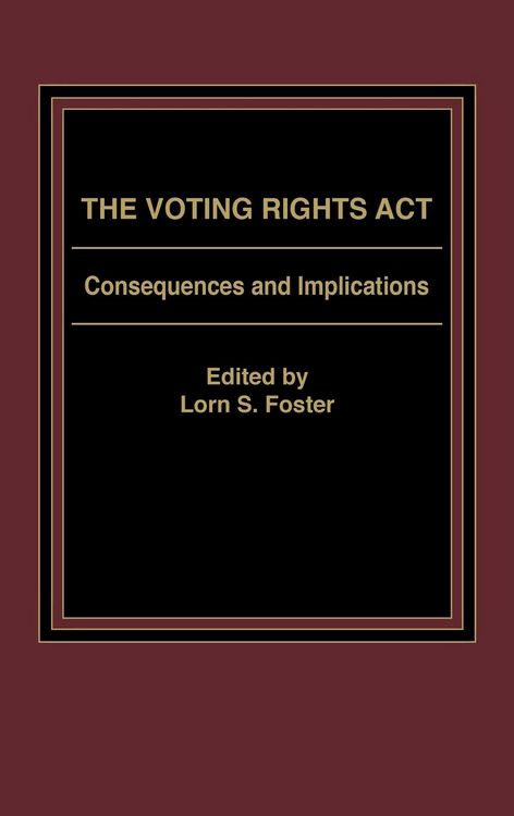 Produktbild: Voting Rights Act