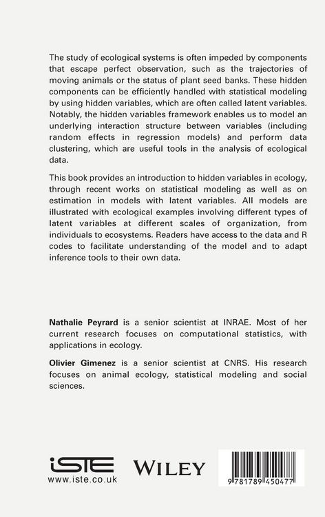 Produktbild: Statistical Approaches for Hidden Variables in Ecology