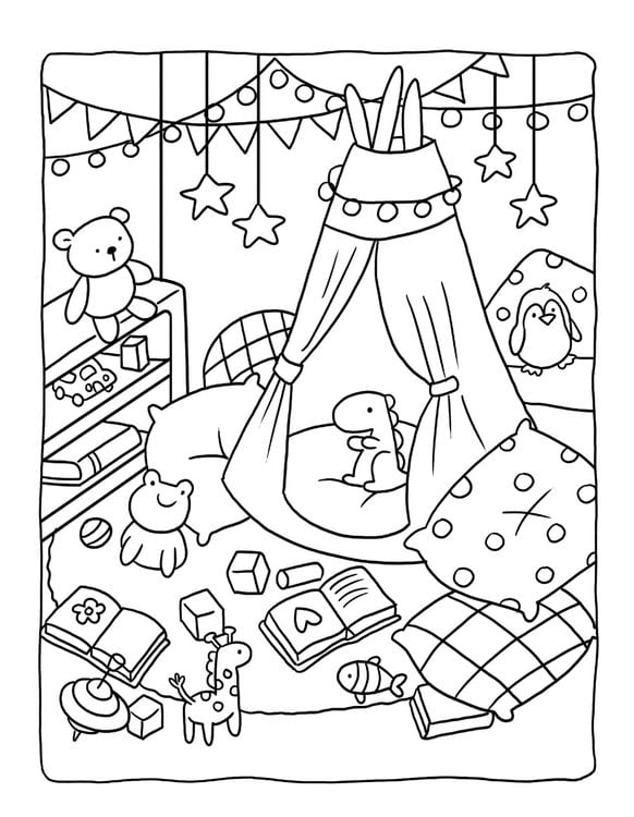 Produktbild: Comfy Life: Wohlf&uuml;hl-Malbuch - Cozy Coloring | Ausmalen und entspannen
