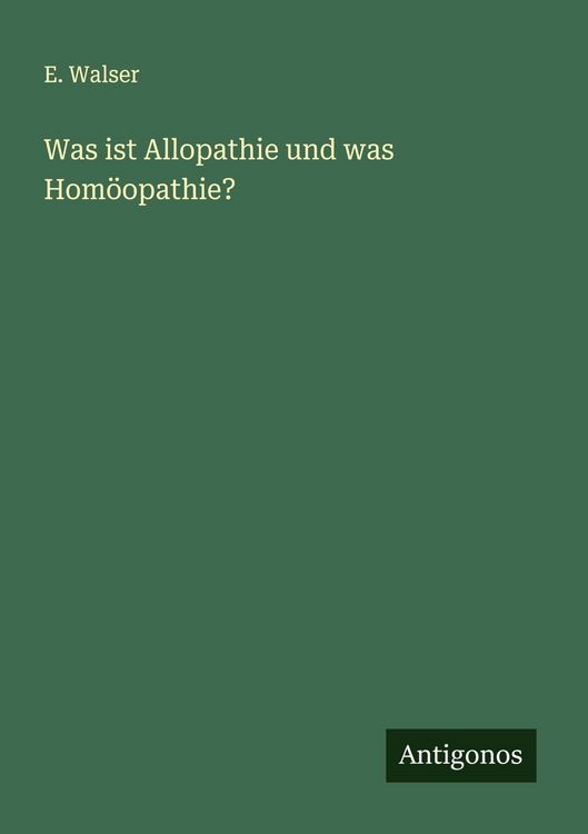 Produktbild: Was ist Allopathie und was Hom&ouml;opathie?