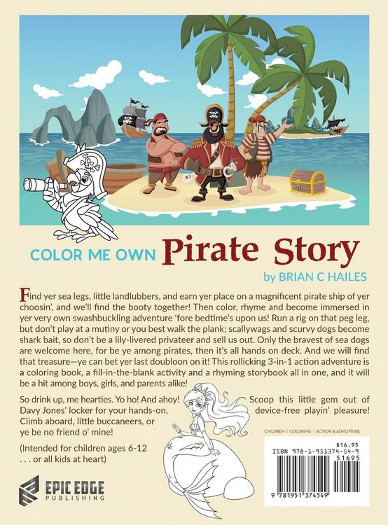 Produktbild: Color Me Own Pirate Story