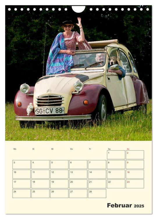 Produktbild: Citro&euml;n 2CV - Lebensart Ente (Wandkalender 2025 DIN A4 hoch), CALVENDO Monatskalender