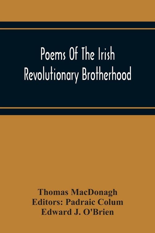 Produktbild: Poems Of The Irish Revolutionary Brotherhood