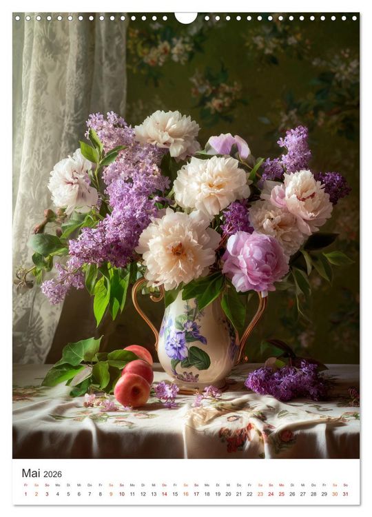 Produktbild: Die Sprache der Blumen (Wandkalender 2026 DIN A3 hoch), CALVENDO Monatskalender