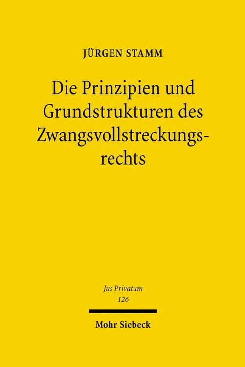 Produktbild: Die Prinzipien und Grundstrukturen des Zwangsvollstreckungsrechts