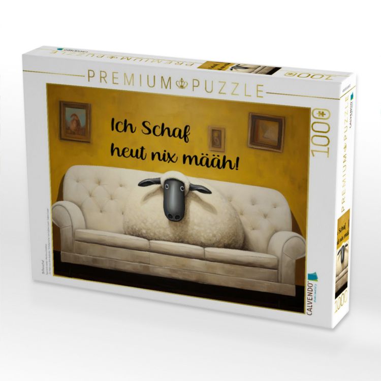 Produktbild: CALVENDO Puzzle Brillenschaf | 1000 Teile Lege-Gr&ouml;&szlig;e 64x48cm Foto-Puzzle f&uuml;r gl&uuml;ckliche Stunden