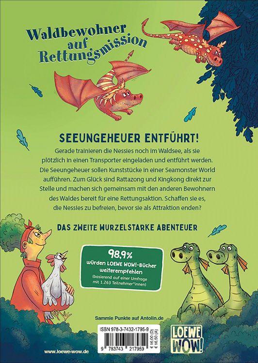 Produktbild: Der Wald lebt! (Band 2) - Rettet die Seeungeheuer!