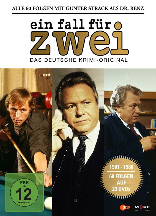 Produktbild: Ein Fall f&uuml;r Zwei - Alle 60 Folgen mit G&uuml;nter Strack als Dr. Renz [23 DVDs]