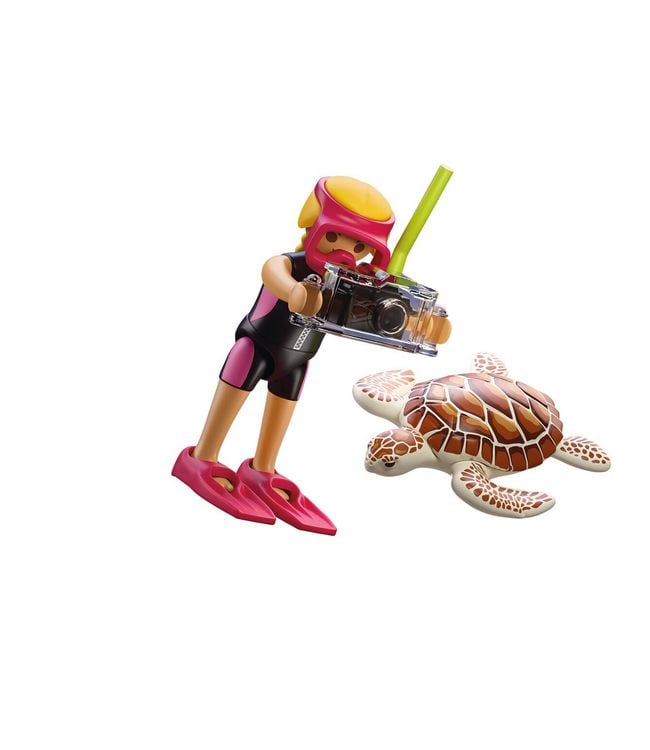 Produktbild: 72151 Taucherin mit Schildkr&ouml;te
