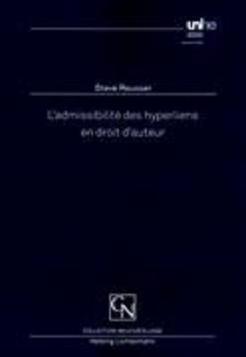 Produktbild: L'admissibilit&eacute; des hyperliens en droit d'auteur