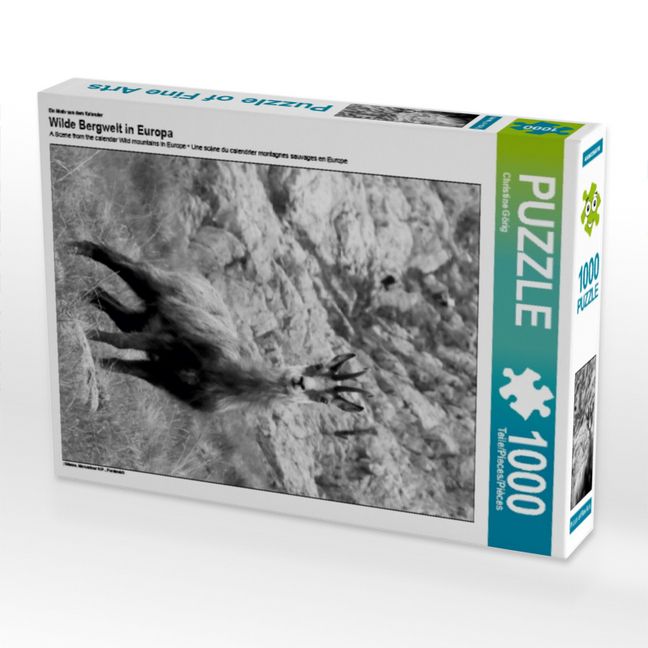 Produktbild: CALVENDO Puzzle Ein Motiv aus dem Kalender Wilde Bergwelt in Europa | 1000 Teile Lege-Gr&ouml;&szlig;e 64x48cm Foto-Puzzle f&uuml;r gl&uuml;ckliche Stunden