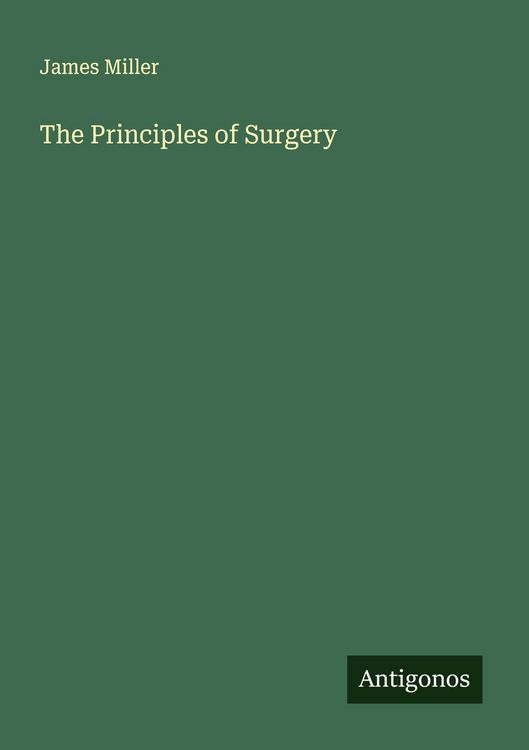 Produktbild: The Principles of Surgery