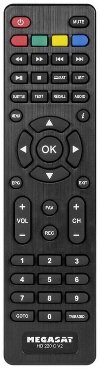 Produktbild: MegaSat HD 200 C V2 HD-Kabel-Receiver Front-USB Anzahl Tuner: 1