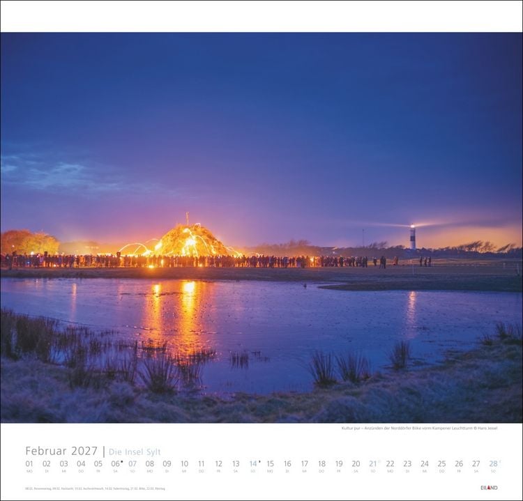 Produktbild: Die Insel Sylt Edition Kalender 2027 - Hans Jessel