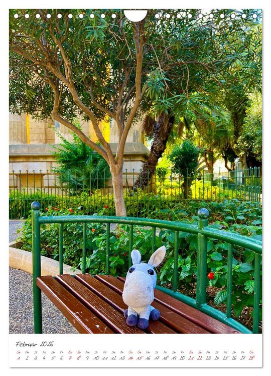 Produktbild: Schorschi auf Reisen ein kleiner Esel unterwegs auf der Insel Malta (Wandkalender 2026 DIN A4 hoch), CALVENDO Monatskalender
