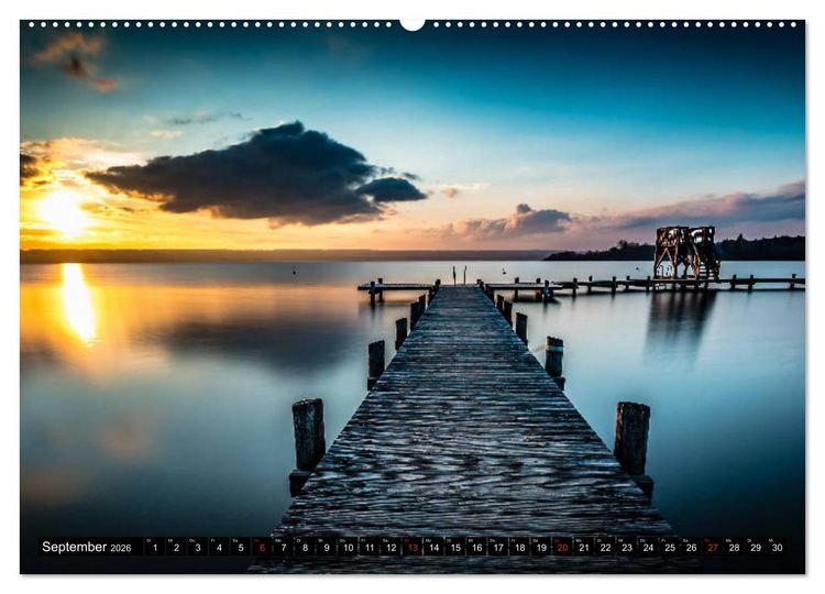 Produktbild: Alpen und Seen (Wandkalender 2026 DIN A2 quer), CALVENDO Monatskalender